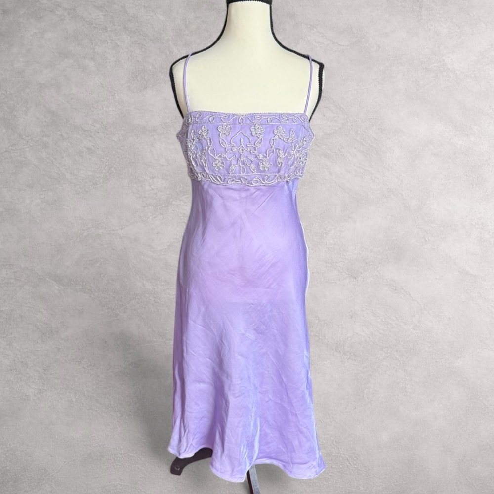 Vintage‎ Y2K Lavender Slip Dress